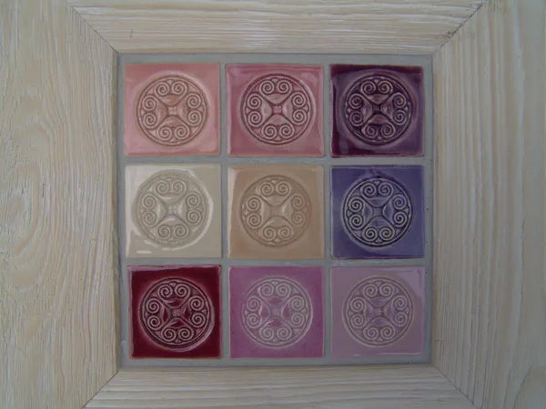 Ornamente rosa (Kachelbilder)