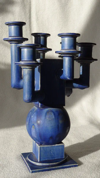 Sechser blau (Leuchter)